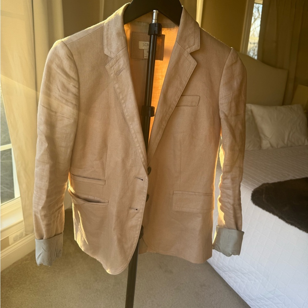 Women’s J.Crew Light Tan linen Blazer